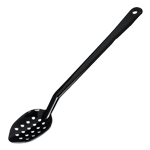 Carlisle Black Serving Spoon Perforated 15"