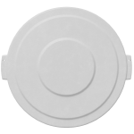 Carlisle Bronco Round White Lid for 44 Gallon Waste Container