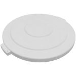 Carlisle Bronco Round White Lid for 55 Gallon Waste Container