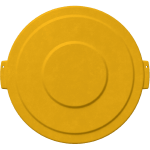 Carlisle Bronco Round Yellow Lid for 32 Gallon Waste Container