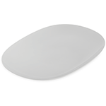 Carlisle Melamine Dinnerware Oblong Platters 14" x 10" White - Case of 12