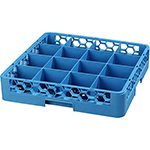Carlisle OptiClean 16-Compartment Cup Dish Rack - Case of 6