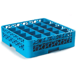 Carlisle OptiClean 25-Compartment Glass Dish Rack with 1 Extender - Case of 4