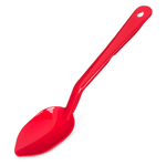 Carlisle Red 11" Solid Serving Spoon 