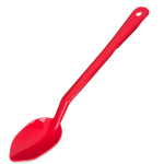 Carlisle Red 13" Solid Serving Spoon 