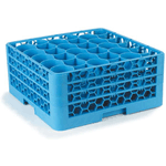 Carlisle RW30-214 OptiClean NeWave" 30-Compartment Glass Dish Rack with 3 Extenders - Case of 2