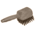 Carlisle Sparta Floater Scrub Brush, 8" - Brown