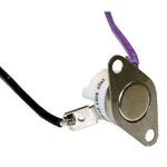 Carter Hoffmann OEM # 18600-0053 / 186000053, Hi-Limit Oval Disc Thermostat; 12" Purple Wire; 30" Black Wire