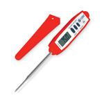 CDN ProAccurate Quick-Read Thin Tip Thermometer, Red