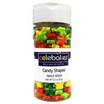 Celebakes Neon Star Candy Shapes, 3.2 oz.