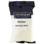 Celebakes Whimsical White Jimmies, 1 lb.