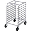 Channel 428S 9 Pan Stainless Steel Side Load Half Height Sheet / Bun Pan Rack - Assembled