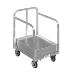 Channel Bun Pan Dolly Truck - Aluminum, 33 1/2