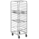 Channel Bun Pan Rack, Aluminum, Front Loading, 64" High