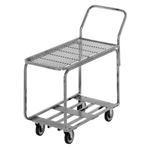 Channel Marking / Stocking Truck Chrome Construction Galvanized Deck 18 1/2" x 44" D x 38 1/4" H