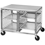 Channel Mobile Work Table Wire Pan Slide, Aluminum / Plated Steel Construction