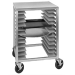 Channel Pizza Pan Half Size Undercounter Rack, Aluminum Construction 32"x22"x20"