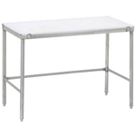 Channel CT248 Poly Top Work Table 34" H x 24"W x 48"L