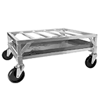 Channel Poultry Crate Dolly, Aluminum