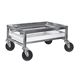 Channel Poultry Crate Dolly, Stainless Steel