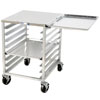 Channel RG101 8 Pan End Load Undercounter Work Top Sheet / Bun Pan Rack with Side Channels