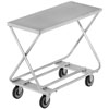 Channel STKG300 Chrome Plated Steel Stocking Truck with Tubular Bottom Shelf - 46" x 20"