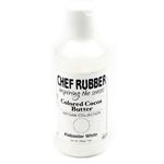 Chef Rubber Artisan Alabaster White Cocoa Butter, 200g/7 Oz 