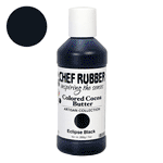Chef Rubber Artisan Eclipse Black Cocoa Butter, 200g/7oz