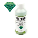 Chef Rubber Jewel Green Sphene Cocoa Butter, 200g/7 Oz 