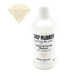 Chef Rubber Jewel White Diamond Cocoa Butter, 200g/7 Oz 