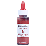 Chefmaster Napa Red Candy Color, 2 oz.