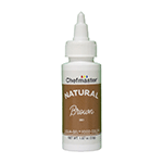 Chefmaster Natural Brown Liqua-Gel Food Color, 1.87 oz.