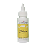Chefmaster Natural Yellow Liqua-Gel Food Color, 1.87 oz.