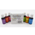 Chefmaster Neon-Brite Liqua-Gel Colors 0.70 Oz, Set of 6