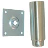 CHG (Component Hardware Group) OEM # A84-5048, Stainless Steel 6" Adjustable Equipment Leg; Hex Foot; 3 1/2" Plate Mount