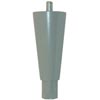 CHG (Component Hardware Group) OEM # AE61-2104 / AE61-2104-C, Gray Epoxy Die Cast Zamak 6" Adjustable Equipment Leg; 1/2"-13 Stud Mount