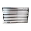 CHG (Component Hardware Group) OEM # F50-2025 / F50-2025-HD, 20" x 25" x 2" Stainless Steel Hood Filter - Ridged Baffles 