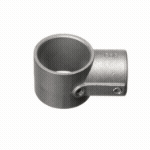 CHG End Cross Brace Fitting For 1-5/8" OD Legs, Brushed Aluminum