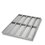 Chicago Metallic Full Size Sub Sandwich Roll Pan, 10 Cavities