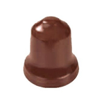 Chocolate Mold: Bell 57mm Side to Side (at Base), 57mm Top to Bottom, 27mm High; 10 Cavities