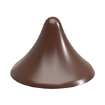 Chocolate World Clear Polycarbonate Chocolate Mold, Praline Cone