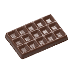 Chocolate World Clear Polycarbonate Chocolate Mold, Waffle
