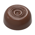 Chocolate World Clear Polycarbonate Chocolate Mold, Orbit