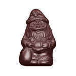 Chocolate World Clear Polycarbonate Chocolate Mold, Santa  