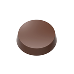 Chocolate World Clear Polycarbonate Magnetic Chocolate Mold, Round Base Trio Roger Van Damme