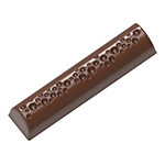 Chocolate World Polycarbonate Bubbles Bar Chocolate Mold, 15 Cavities