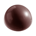 Chocolate World Polycarbonate Chocolate Mold, 50mm Sphere, 12 Cavities
