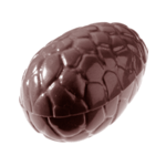 Chocolate World Polycarbonate Chocolate Mold, Crocodile Egg, 32 Cavities