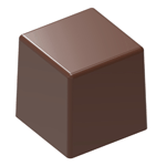 Chocolate World Polycarbonate Chocolate Mold, Cube, 21 Cavities