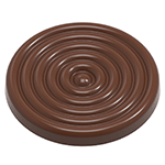 Chocolate World Polycarbonate Chocolate Mold, Rings of Saturn, 10 Cavities